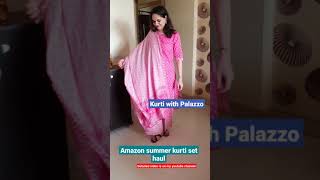 Short 4 - Amazon summer Kurti Set #shorts #youtubeshorts