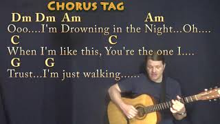 Blinding Lights The Weeknd Fingerstyle Guitar Cover Lesson with ChordsLyrics Capo 3rd