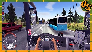 Setra Double Decker City Bus Driving - Bus Simulator Ultimate Android Gameplay
