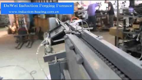 induction forging furnace with auto feeder system