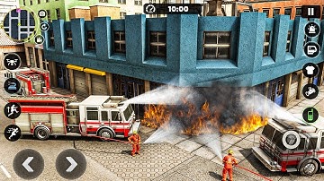 US Fire Truck 3D - Gameplay Walkthrough Part 1 - Android GamePlay