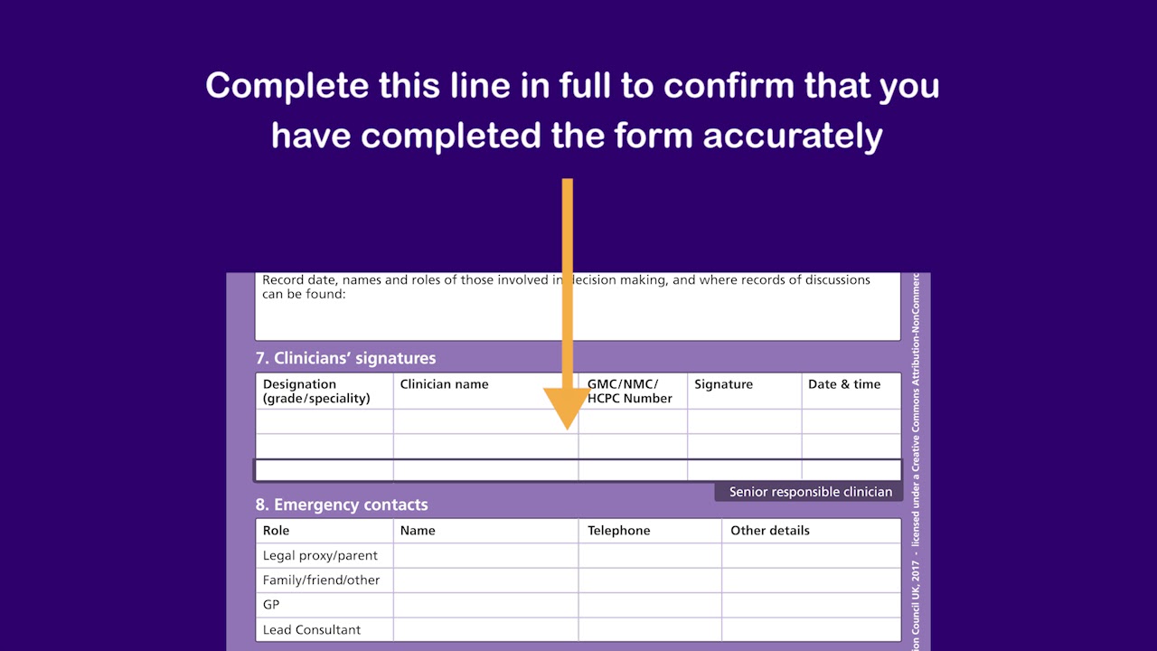 How to fill in form ReSPECT YouTube