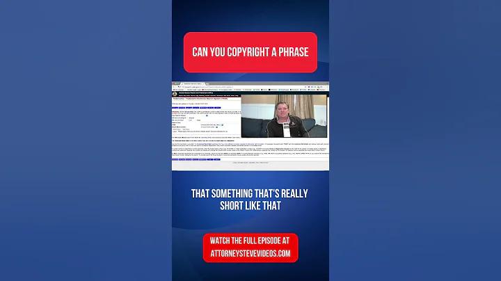 Can you Copyright a phrase by Attorney Steve®