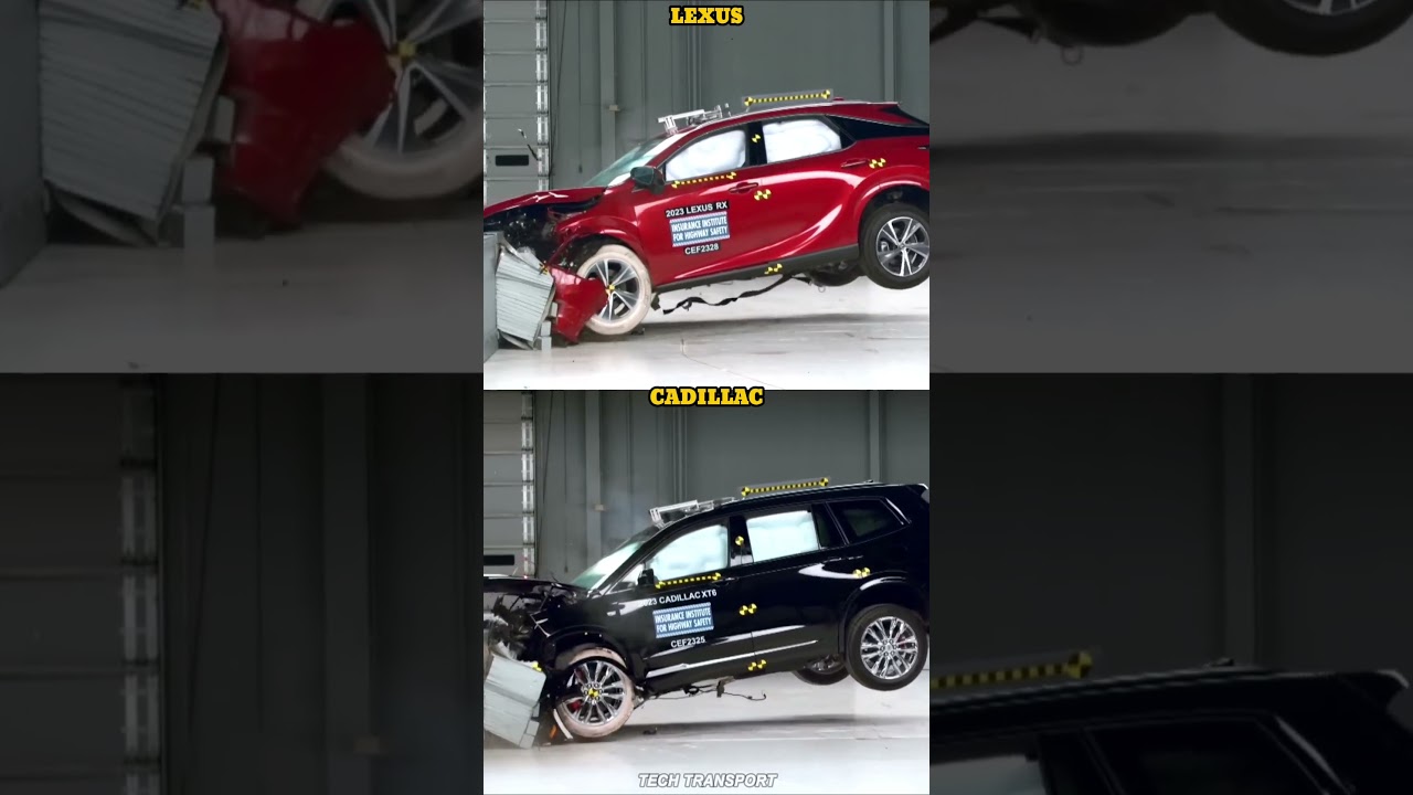 LEXUS VS CADILLAC CRAS TEST 