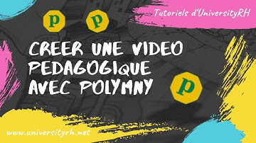 Créer une vidéo pédagogique avec Polymny Studio