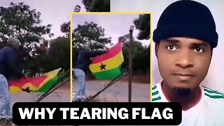 Why tearing flag what is the reason