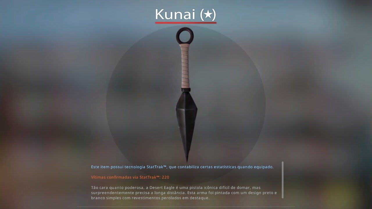 Sim, eu consegui uma KUNAI no CS:GO... (faca ninja do NARUTO) - YouTube