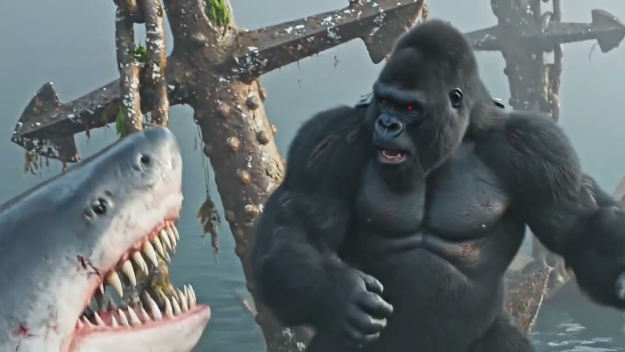 Kong vs. Sea King: The Ultimate Ocean Battle!