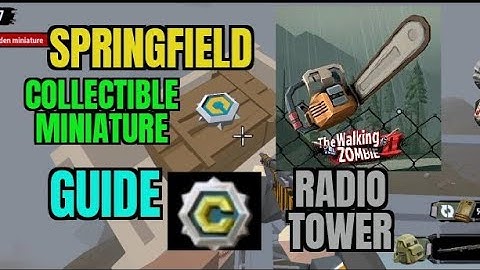 SPRINGFIELD - RADIO TOWER | COLLECTIBLE MINIATURE | THE WALKING ZOMBIE 2
