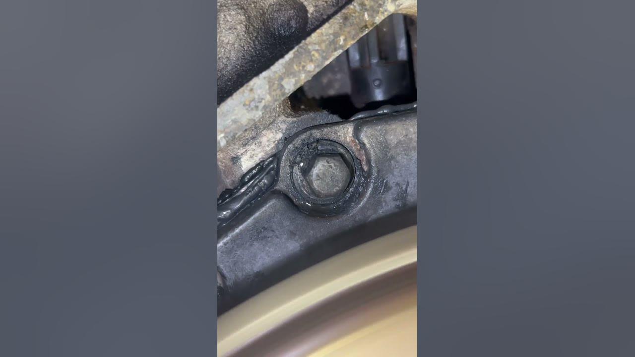 Before and after silverado 5 3 rear main seal cover replacement youtube