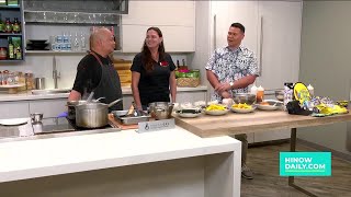 Waikiki SPAM JAM cooking demo with Hula Grill
