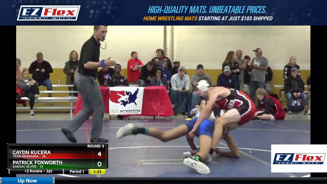 Mat 9 110 Caydn Kucera Team Nebraska Vs Patrick Foxworth Kansas Silver