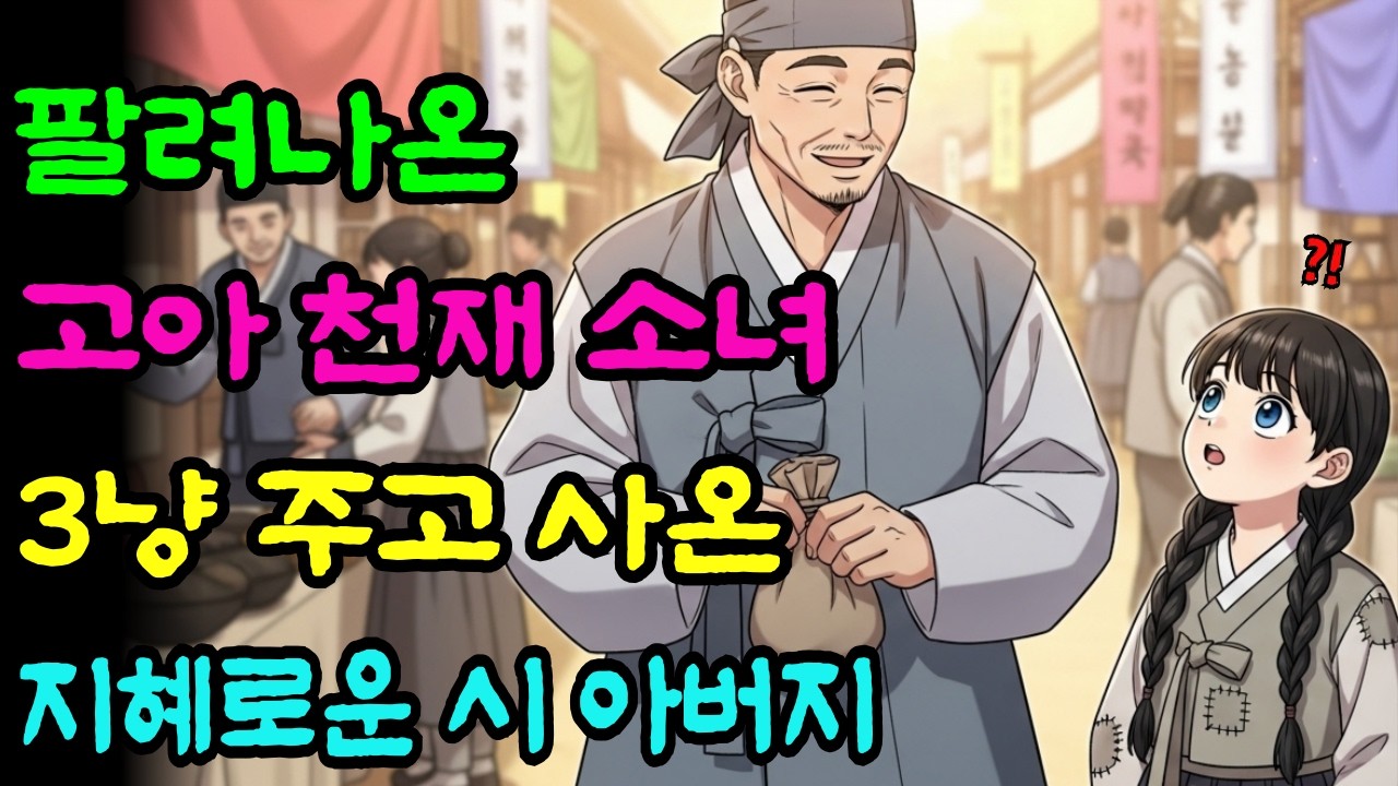 장터에서 3냥 주고 산 고아 소녀, 시아버지 노후가 180도 뒤바뀐 이유  |야담|옛날 이야기| 오디오북 |