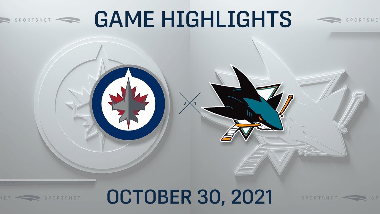 Winnipeg Jets vs San Jose Sharks - October 30, 2021