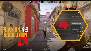 How to Add a new  Resolution in AMD Software Adrenaline |CS2| 4:3 Resolution