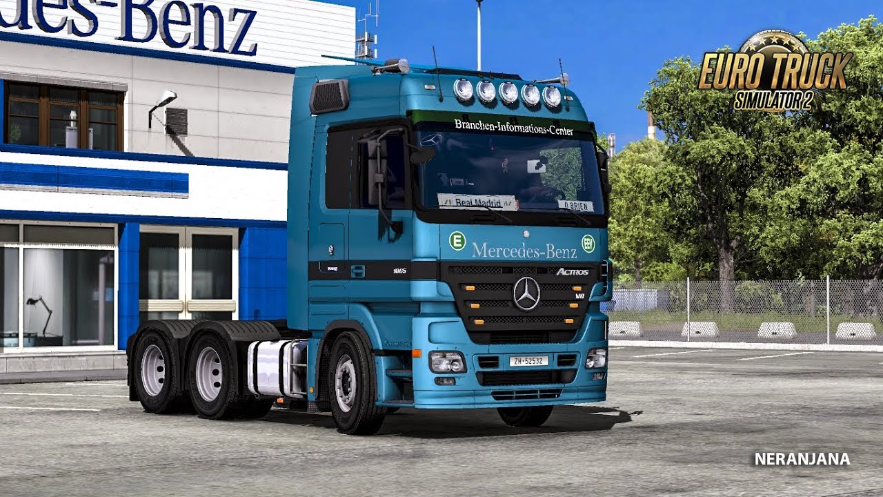 Mercedes Actros Real Sound v 5.0 ETS 2 [1.33] top mods skyrim