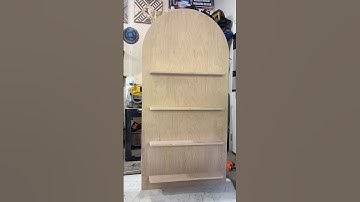 Arch backdrop with detachable shelves for weddings and events #wedding #event @gerberdesignco