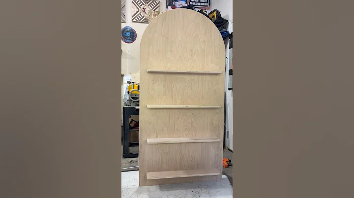 Arch backdrop with detachable shelves for weddings and events #wedding #event @gerberdesignco