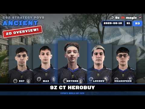9z CT HeroBuy, rotation vs magic - Ancient - Esports World Cup 2026