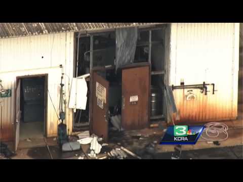 Explosion damages building at Aerojet