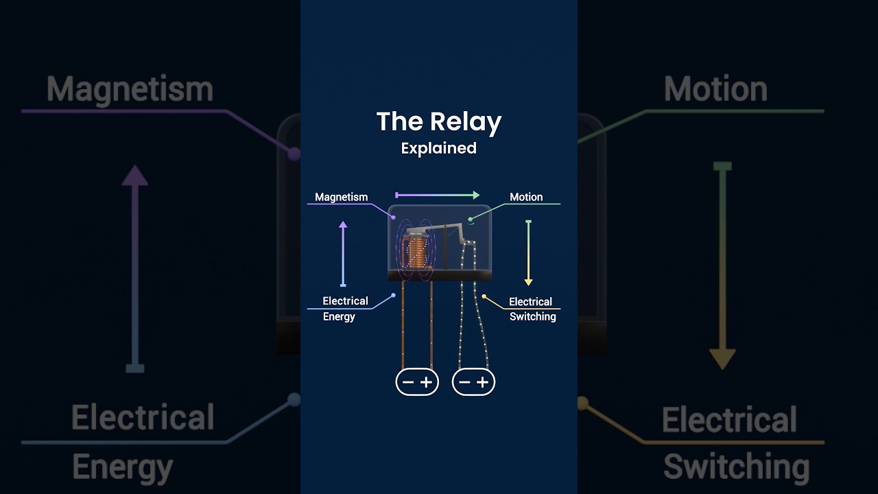 What Is a Relay & How Does a Relay Work? | Relays & Electrical Isolation #shorts