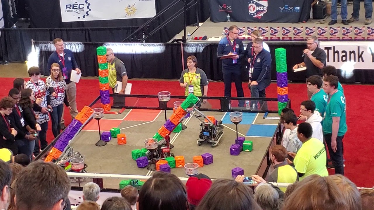 VEX Tower Takeover Ohio State Championship R166 7316X 11124R v 60883B