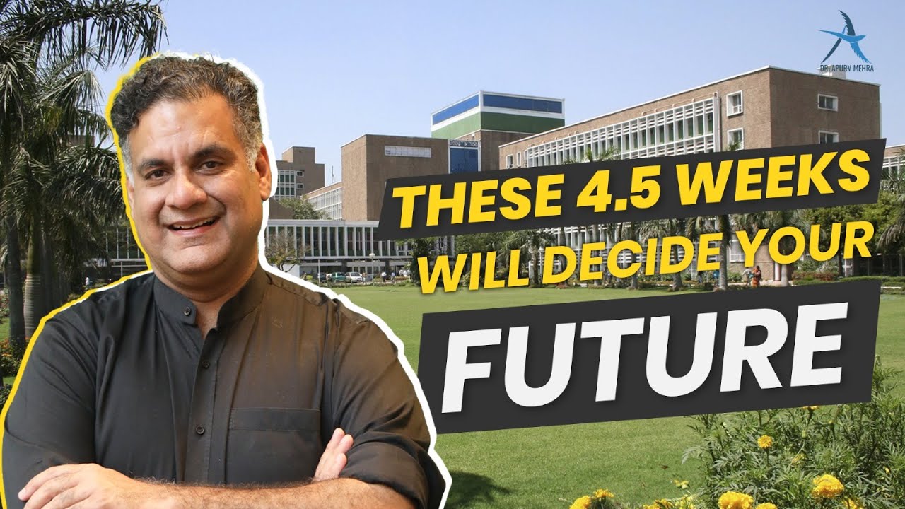 4.5 Weeks to INI-CET: The Only Strategy That Works in the Last Month | Dr Apurv Mehra Motivation |