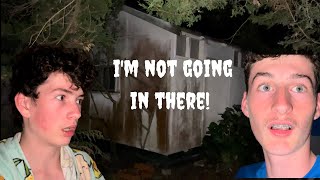 REAL LIFE HAUNTED HOUSE TOUR AT NIGHT - SO SCARY
