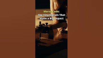 Morse Code: The Tiny Signals That Made a Big Impact
