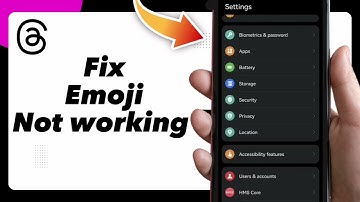 How to Fix Emoji Not Working on Threads by Instagram Easy and Quick - Complete Tutorial