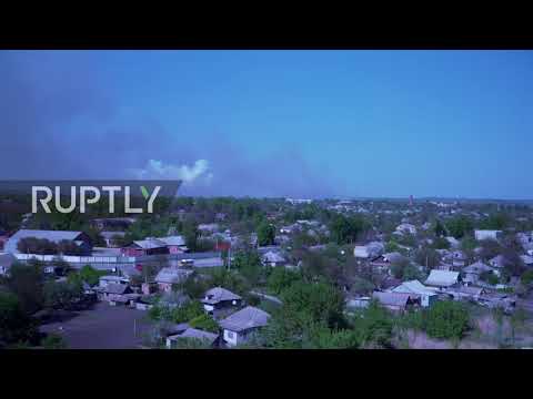 Ukraine: Arms depot in Kharkov goes up in flames