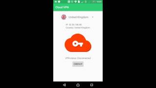 Cloud VPN Free - Android mobile app screenshot 1