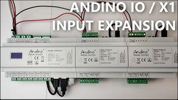 Andino IO: Expand Inputs using Andino X1 boards