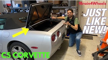 Corvette Trunk Strut Replacement
