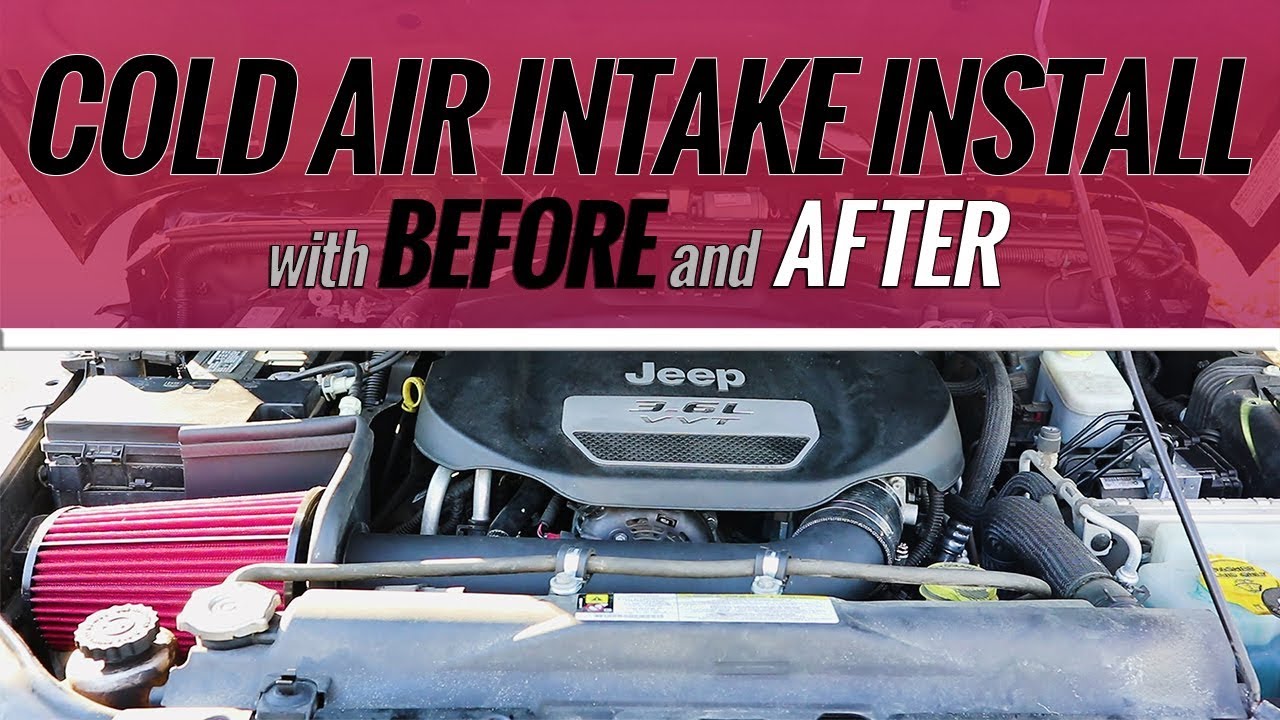 Cold Air Intake Install RED ROCK 4x4 w/ Before and After - YouTube