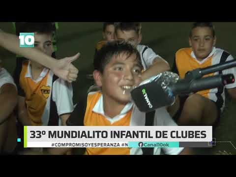 #Noticias10 | Final del Mundialito infantil de clubes