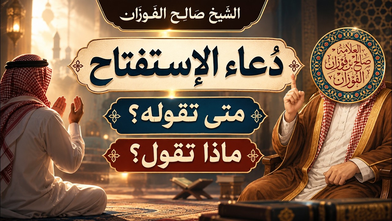 37- شرح دعاء الإستفتاح | عمدة الأحكام–كتاب الصلاة (37/125) | الشيخ صالح الفوزان
