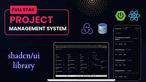 Java Full Stack Project Management System - YouTube