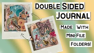 Double-Sided Journal made with Mini-File Folders! Start-to-Finish