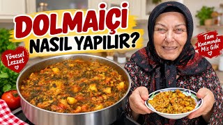 Dolmai̇çi̇ Nasil Yapilir? Tam Kıvamında, Mis Gibi Yöresel Tarif