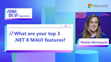 What are your top 3 .NET 8 MAUI features?