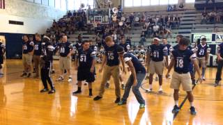 Bartlesville Football Team Pep Rallly Dance