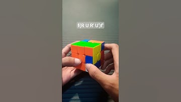 Easiest OLL Algorithms Part 42•OLL 44 | #cfop #rubik #speedcubing #shorts #easy #oll #tutorial