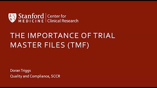 The Importance Of Clinical Trial Master Files tmf With Doran Triggs Bs