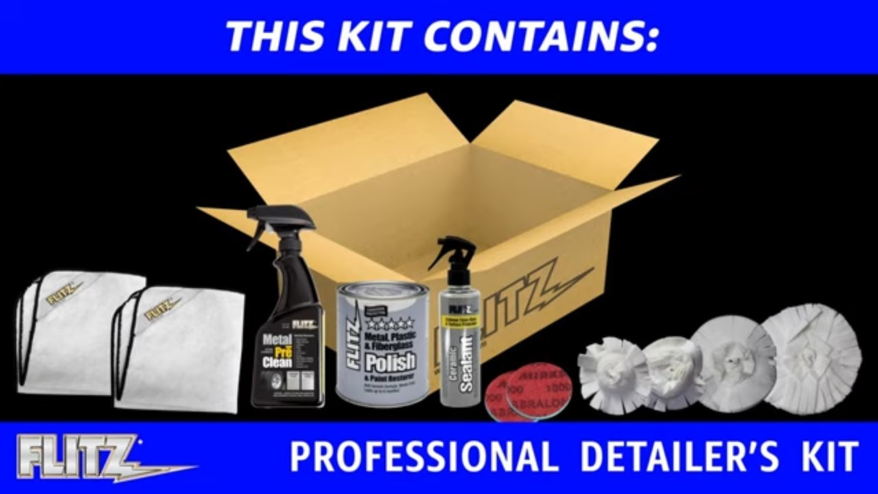 FLITZ Professional Detailer's Kit 