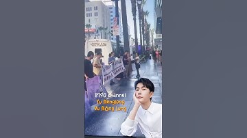 #shorts (Vu Mông Lung) Yu Menglong demands justice at the Hollywood Walk of Fame #yumenglong