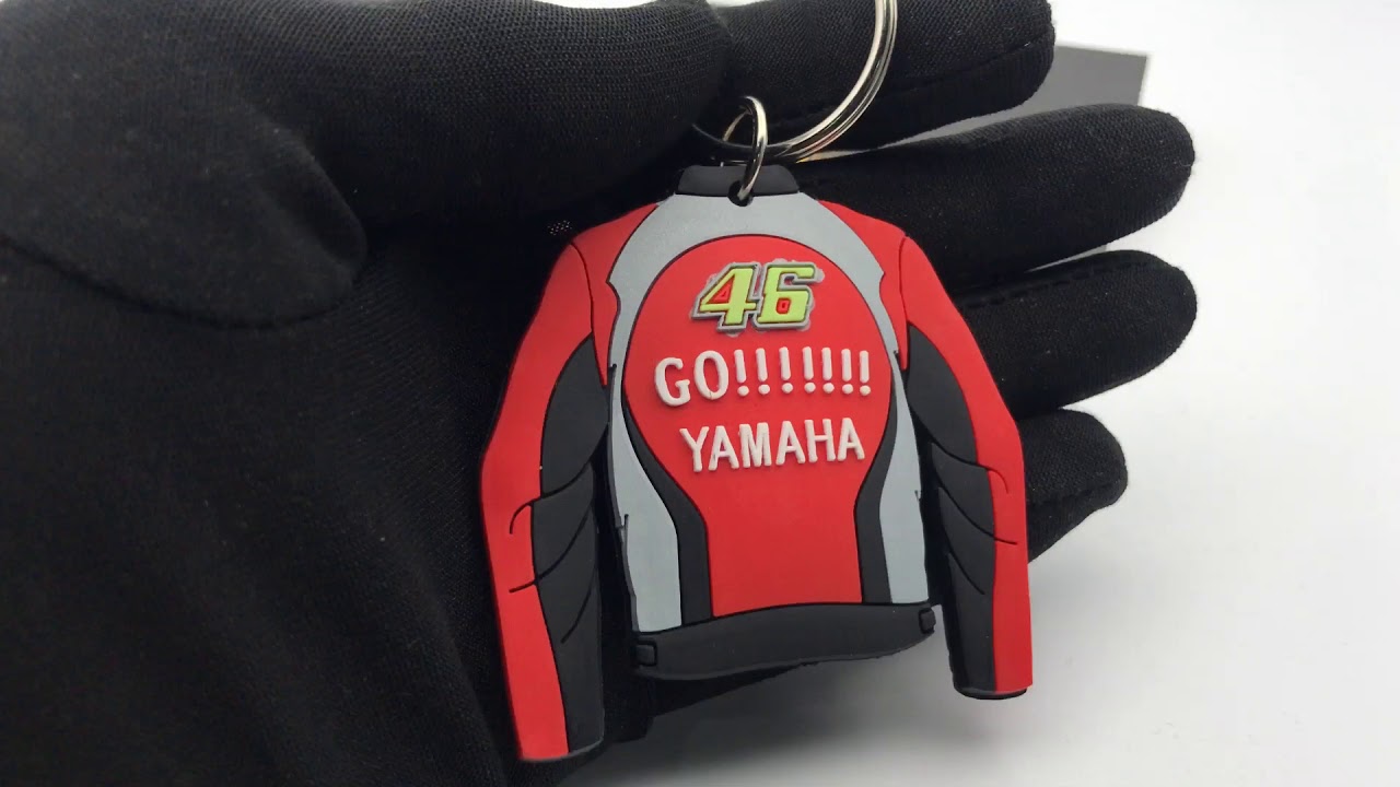 SILICONE KEYCHAINS YAMAHA JACKET RED Article 9126844 YouTube
