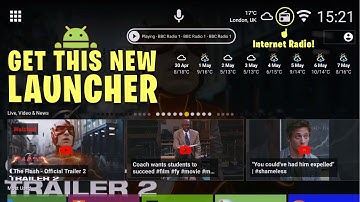 🛑 GET THIS NEW ANDROID TV LAUNCHER - WITH INTERNET RADIO BUILT IN!