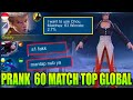 Prank Chou 60 Match LOW WINRATE Top Global - TEAM AUTO TOXIC - MLBB