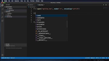 Reading text files in Python using read(), readline(), readlines() and seek()